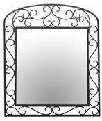 Vanity Mirror Floine Wrought Iron, Wrought Iron Vanity Mirror
